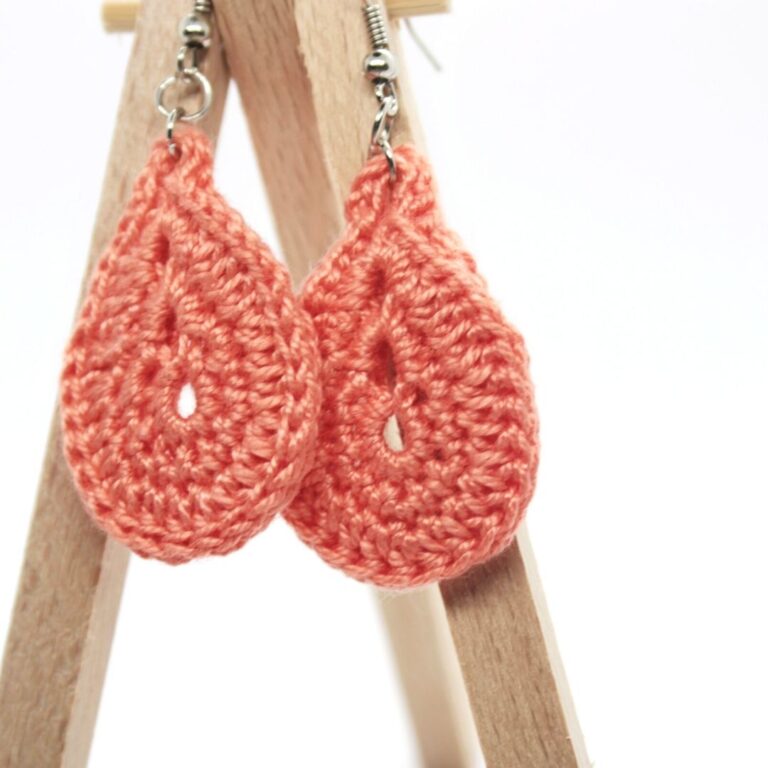 How to Crochet Drops Earrings Free Pattern
